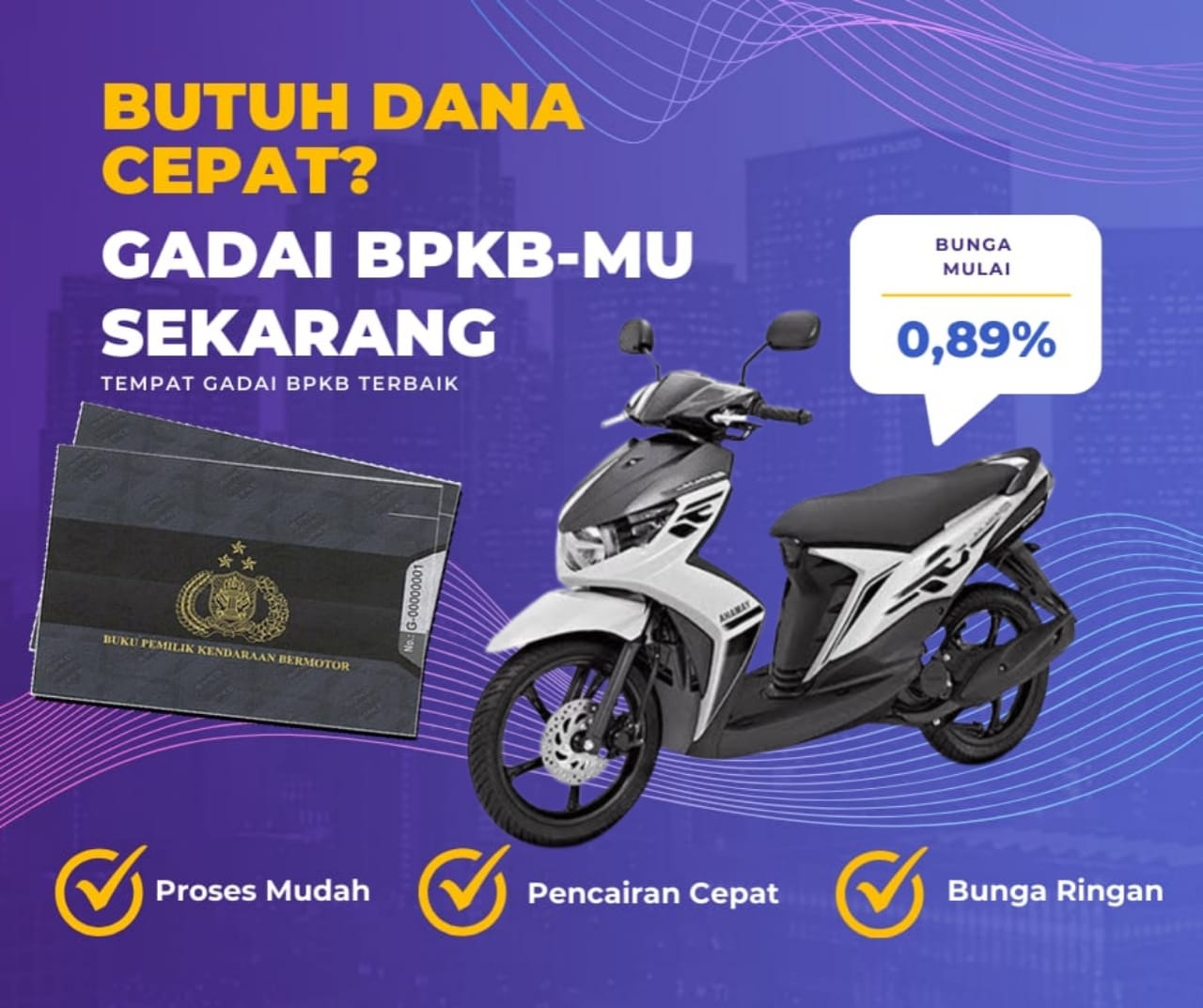 Kredit Jaminan Bpkb Motor Yamaha Mio Soul Dapat Dana Berapa? Seperti Ini Simulasinya